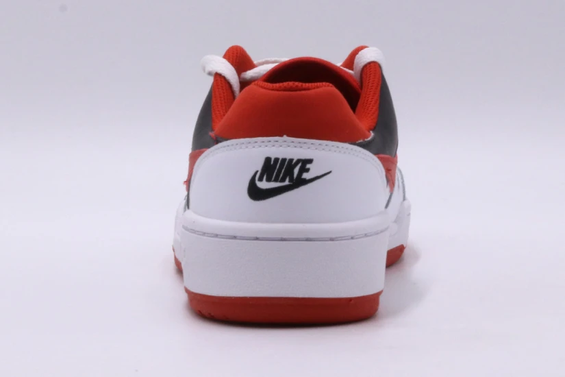 Nike Full Force Low Παιδικά Sneakers Λευκά, Κόκκινα, Μαύρα