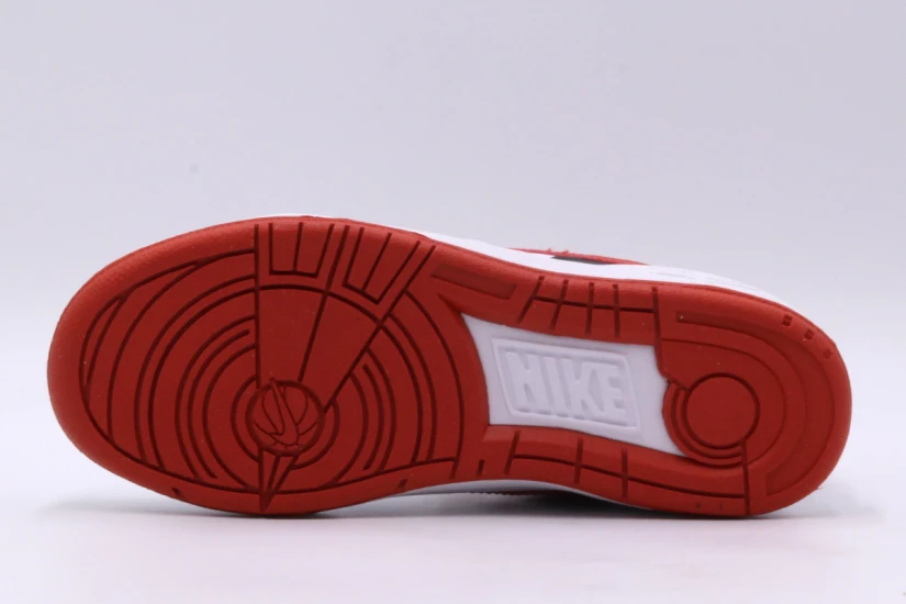 Nike Full Force Low Παιδικά Sneakers Λευκά, Κόκκινα, Μαύρα