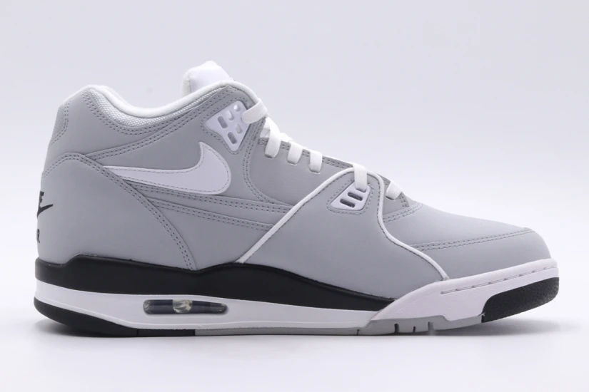 Nike Air Flight 89 Ανδρικά Sneakers Γκρι, Μαύρα, Λευκά
