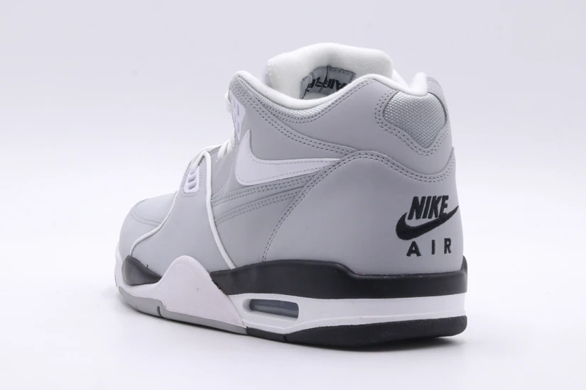 Nike Air Flight 89 Ανδρικά Sneakers Γκρι, Μαύρα, Λευκά