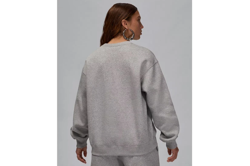 Jordan Brooklyn Fleece Γυναικεία Μακρυμάνικη Μπλούζα Γκρι