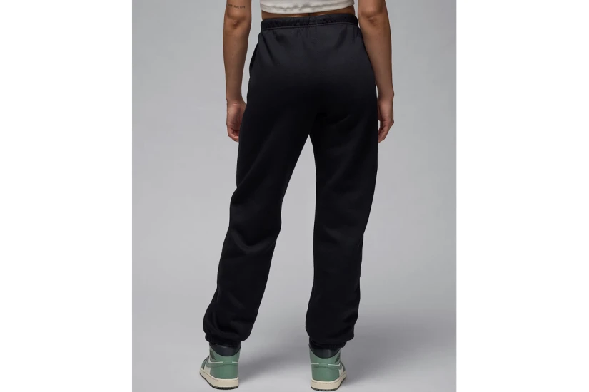 Jordan Brooklyn Fleece Γυναικείο Παντελόνι Φόρμας Μαύρο