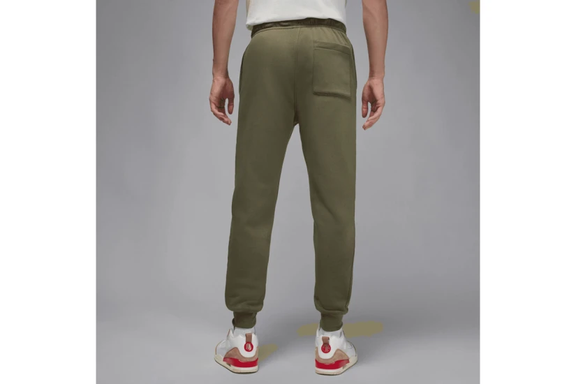 Jordan Brooklyn Fleece Ανδρικό Παντελόνι Φόρμας Χακί