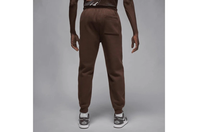 Jordan Brooklyn Fleece Ανδρικό Παντελόνι Φόρμας Καφέ