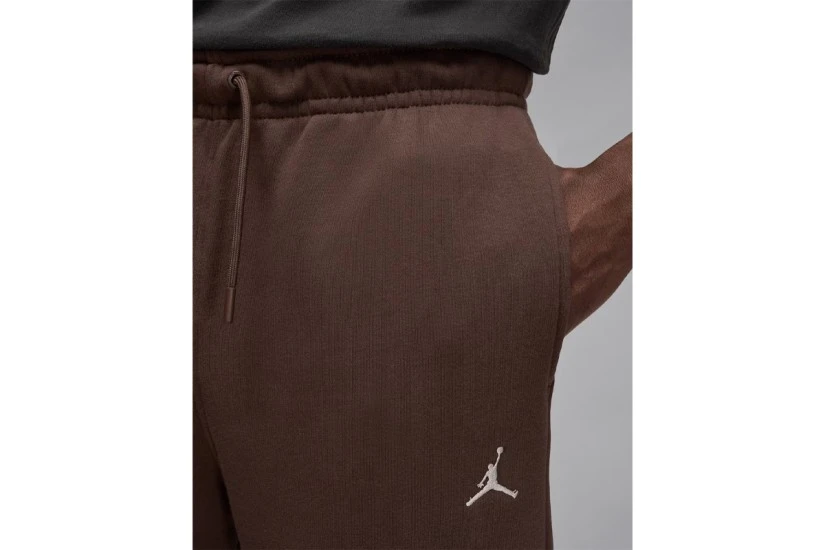 Jordan Brooklyn Fleece Ανδρικό Παντελόνι Φόρμας Καφέ