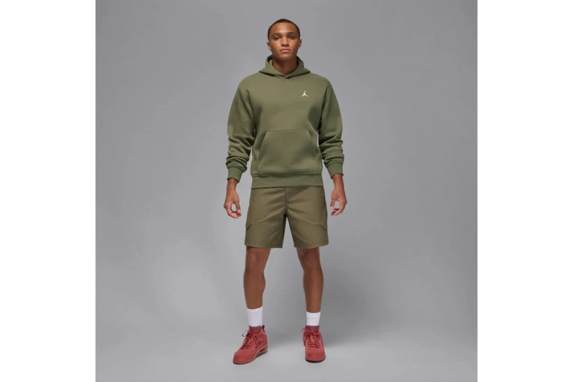 Jordan Brooklyn Fleece Ανδρικό Φούτερ με Κουκούλα Χακί