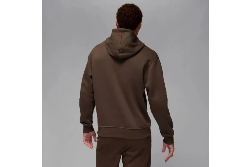Jordan Brooklyn Fleece Ανδρικό Φούτερ με Κουκούλα Καφέ