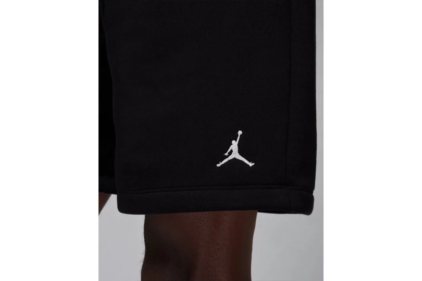 Jordan Brooklyn Fleece Ανδρική Αθλητική Βερμούδα Μαύρη