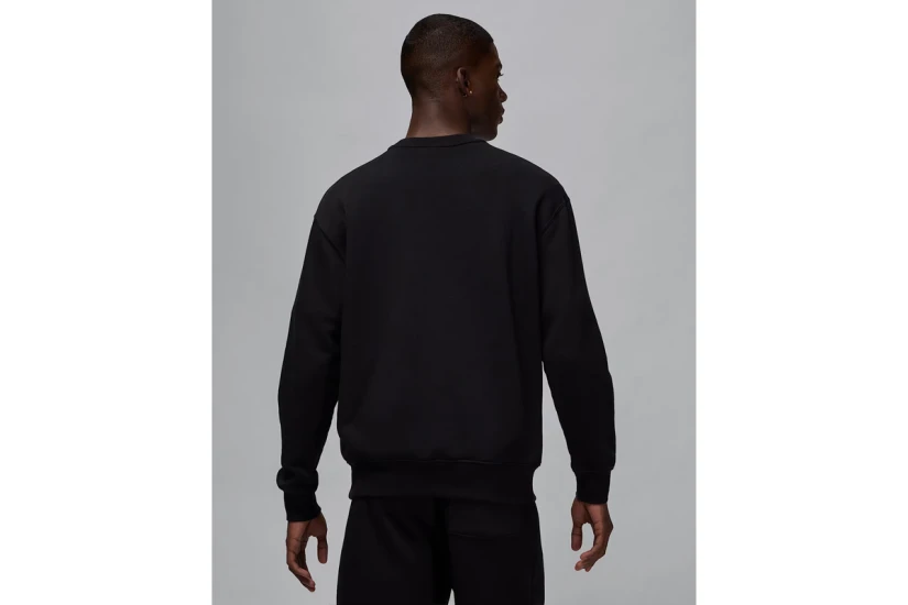 Jordan Brooklyn Fleece Ανδρική Μακρυμάνικη Μπλούζα Μαύρη