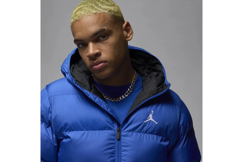 Jordan Brooklyn Ανδρικό Μπουφάν Puffer Μπλε