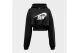 Nike French Terry Crop Γυναικείο Φούτερ Με Κουκούλα Μαύρο