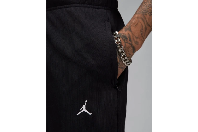 Jordan Sport Crossover Dri-FIT Fleece Ανδρικό Παντελόνι Φόρμας Μαύρο