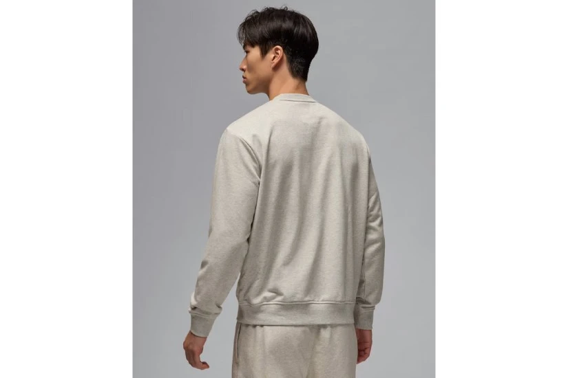 Jordan Sport Crossover Dri-FIT Ανδρική Μακρυμάνικη Μπλούζα με Λαιμόκοψη Γκρι