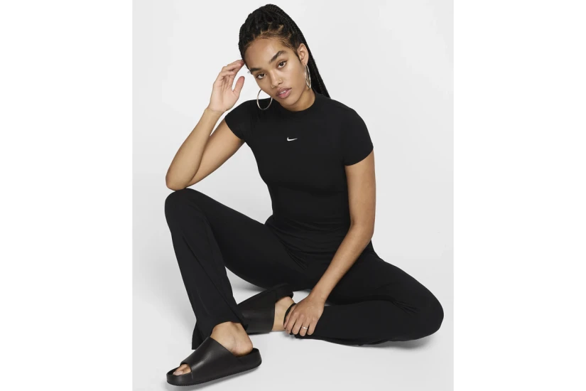 Nike Sportswear Chill Knit Κοντομάνικο Γυναικείο Ολόσωμο Κορμάκι