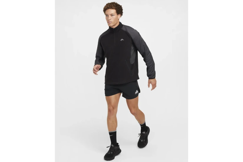 Nike Trail Polartec Fleece Μακρυμάνικη Μπλούζα με Φερμουάρ