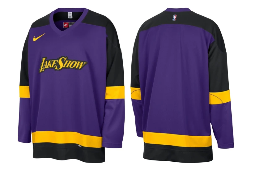 Νike NBA Los Angeles Lakers City Edition Μακρυμάνικη Μπλούζα