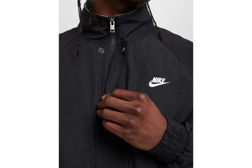 Nike Club Futura Ανδρικό Αντιανεμικό Μπουφάν Μαύρο