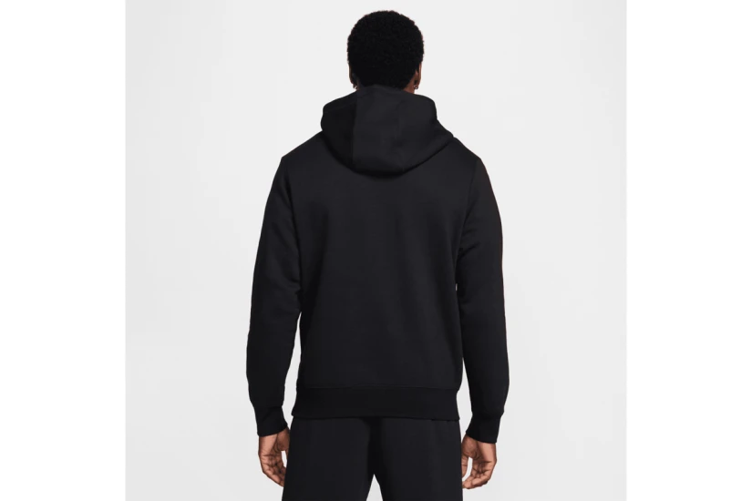 Nike Club Ανδρικό Φούτερ με Κουκούλα Μαύρο