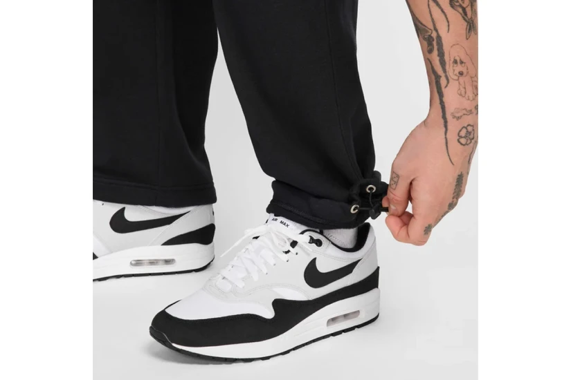 Nike Club Fleece Bungee Ανδρικό Παντελόνι Φόρμας Μαύρο