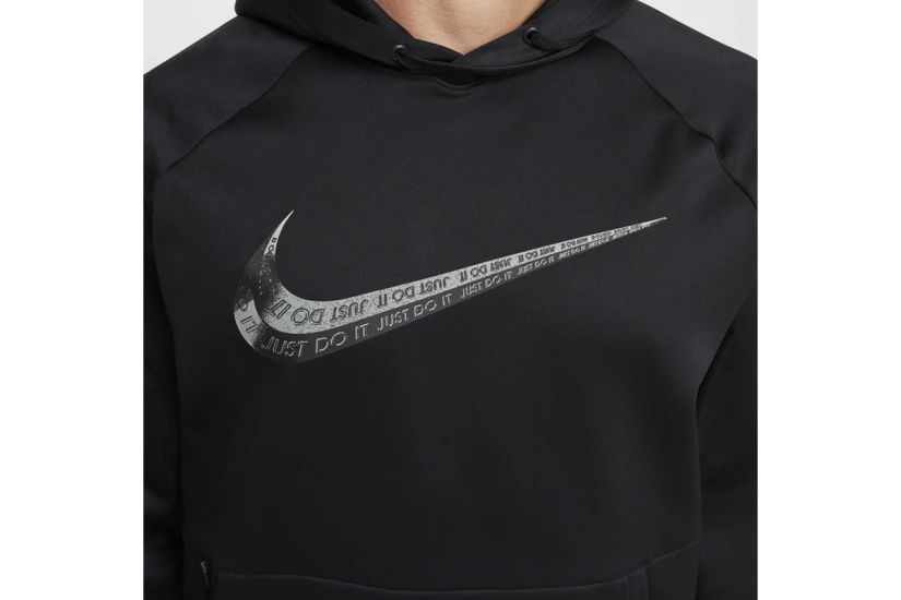 Nike Therma-Fit Ανδρικό Φούτερ Με Κουκούλα Μαύρο