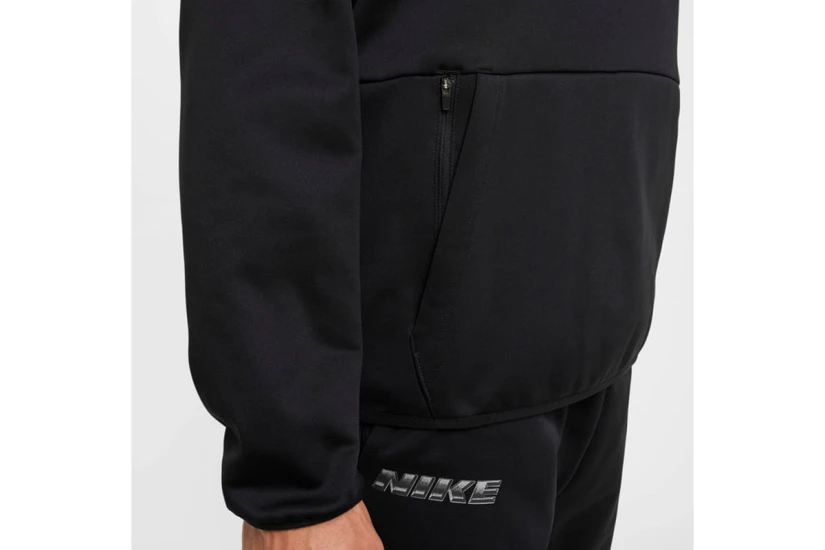 Nike Therma-Fit Ανδρικό Φούτερ Με Κουκούλα Μαύρο