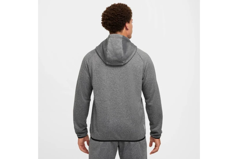 Nike Therma-Fit Ανδρικό Φούτερ με Κουκούλα Γκρι