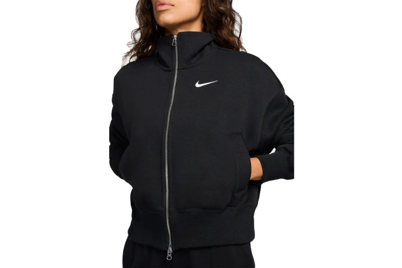 Nike Sportswear Phoenix Fleece Γυναικεία Ζακέτα Μαύρη