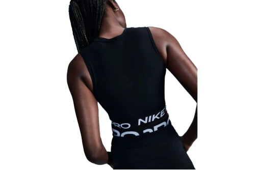 Nike Pro Dri-Fit Crop Top Αμάνικο Γυναικείο (FZ3615 010)