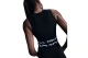Nike Pro Dri-FIT Γυναικεία Αμάνικη Crop Top Μπλούζα Μαύρη