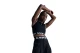 Nike Pro Dri-FIT Γυναικεία Αμάνικη Crop Top Μπλούζα Μαύρη