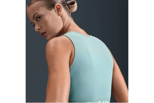 Nike Pro Dri-Fit Crop Top Αμάνικο Γυναικείο (FZ3615 017)
