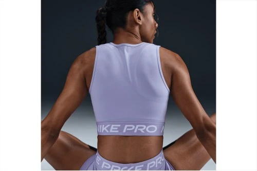Nike Pro Dri-Fit Crop Top Αμάνικο Γυναικείο (FZ3615 533)