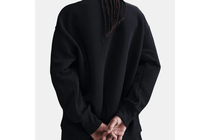 Nike Sportswear Phoenix Fleece Γυναικεία Μακρυμάνικη Μπλούζα Μαύρη