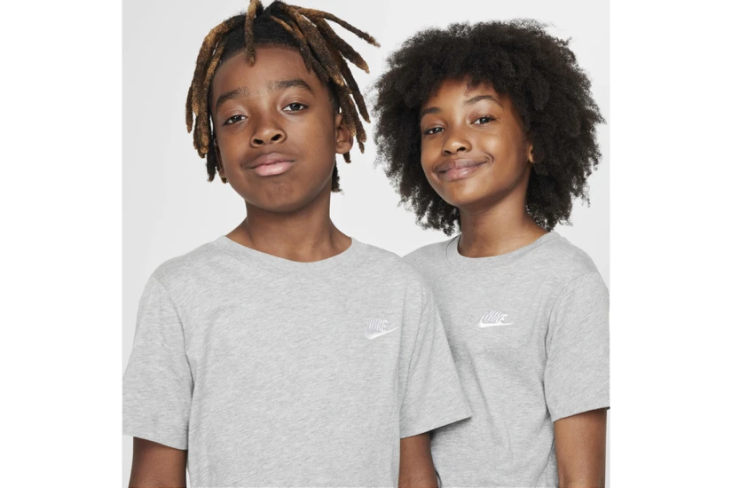 Nike Sportswear Παιδικό Κοντομάνικο T-Shirt Γκρι