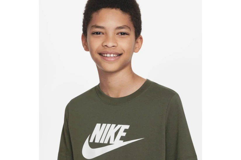 Nike Sportswear Παιδικό Κοντομάνικο T-Shirt Χακί