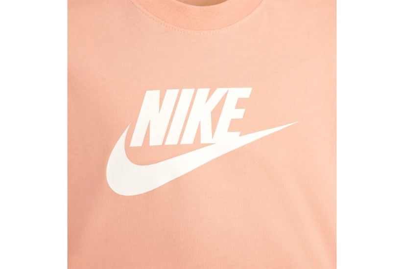 Nike Sportswear Παιδική Κοντομάνικη Crop Top Μπλούζα Σομόν
