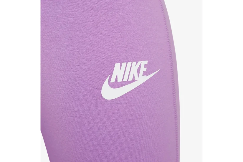 Nike Sportswear Classic Παιδικό Ψηλόμεσο Μακρύ Κολάν Λιλά