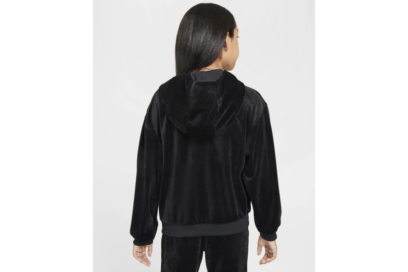 Nike Sportswear Παιδικό Φούτερ με Κουκούλα Μαύρο
