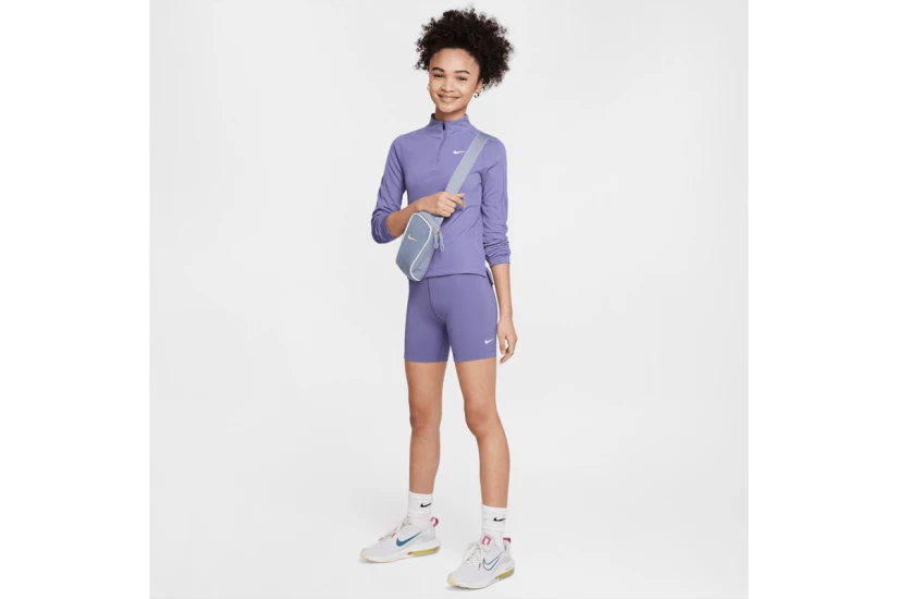 Nike One Dri FIT Παιδικό Κοντό Κολάν Λεβάντα