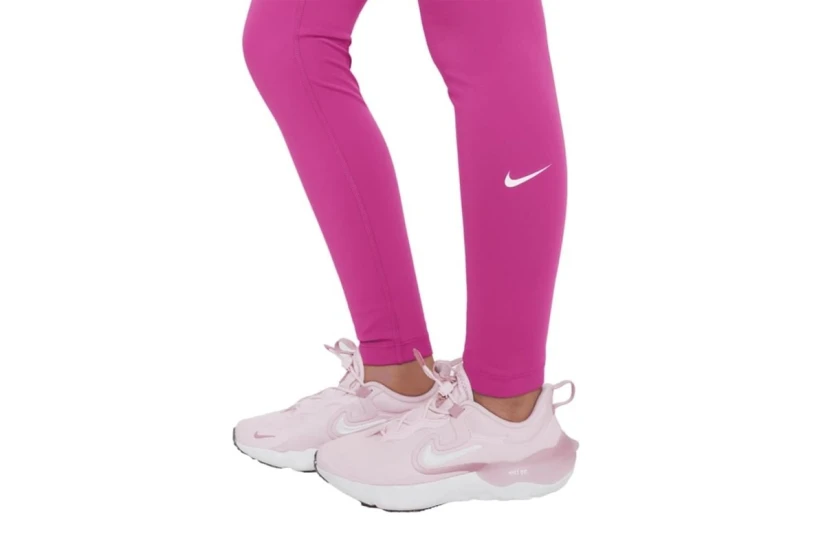 Nike One Μακρύ Κολάν Φούξια