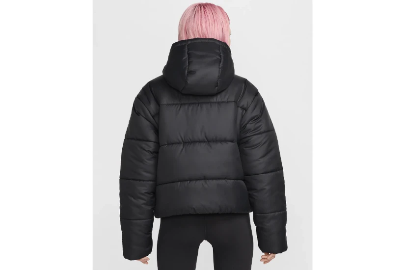 Nike Sportswear Classic Γυναικείο Puffer Μπουφάν Μαύρο