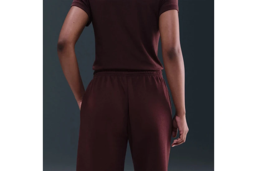 Nike Sportswear Phoenix Fleece Γυναικείο Παντελόνι Φόρμας Μπορντό
