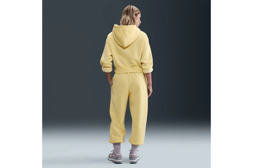 Nike Sportswear Phoenix Fleece Γυναικείο Παντελόνι Φόρμας Κίτρινο