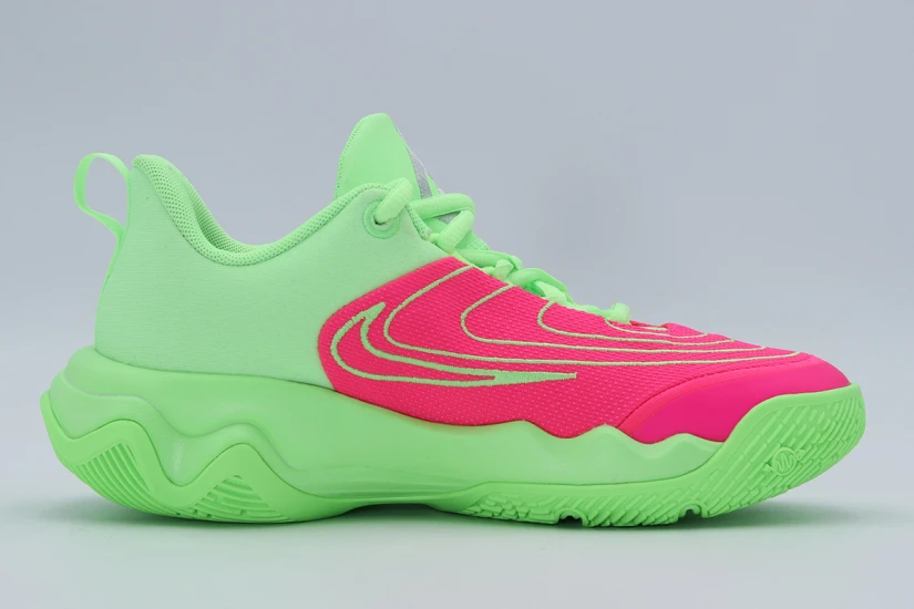 Nike Giannis Immortality 4 Παιδικά Μπασκετικά Παπούτσια Λαχανί, Φούξια