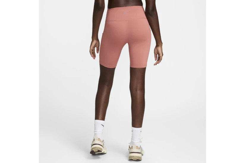 Nike One Dri-FIT Γυναικείο Ψηλόμεσο Κοντό Κολάν Σομόν