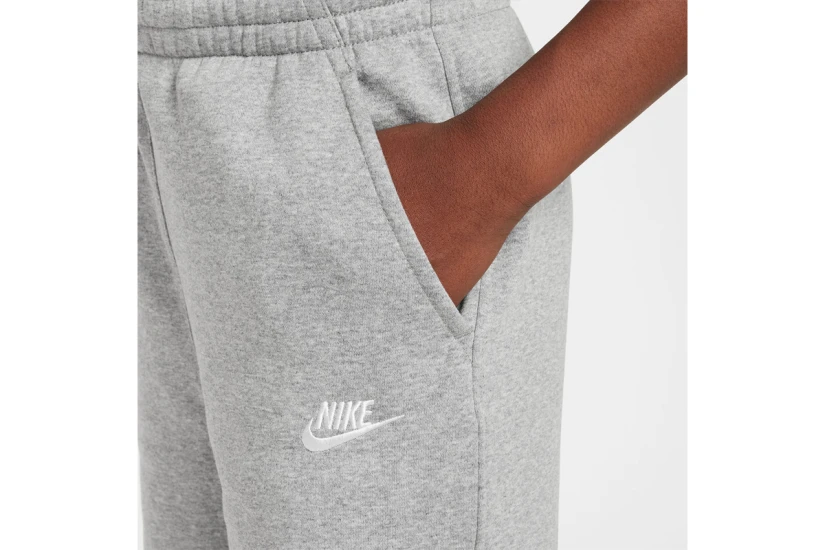 Nike Sportswear Club Fleece Wide-Leg Παιδικό Παντελόνι Φόρμας Γκρι