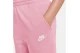 Nike Sportswear Club Fleece Wide-Leg Παιδικό Παντελόνι Φόρμας Ροζ
