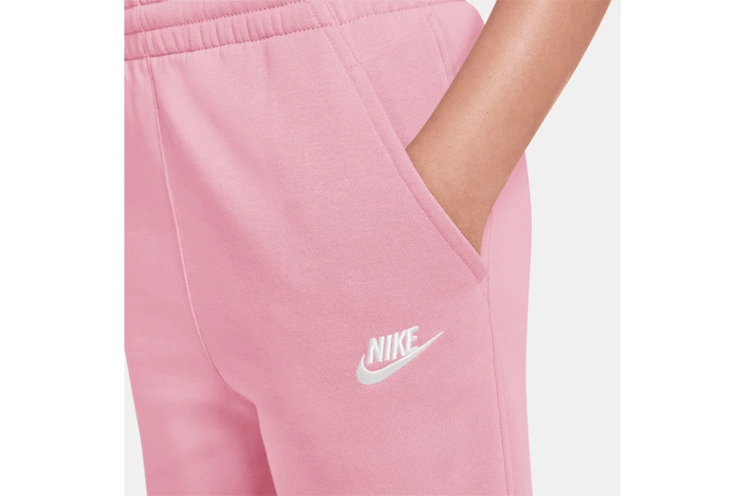Nike Sportswear Club Fleece Wide-Leg Παιδικό Παντελόνι Φόρμας Ροζ