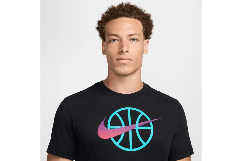 Nike Dri-Fit Basketball Ανδρικό Κοντομάνικο T-Shirt Μαύρο