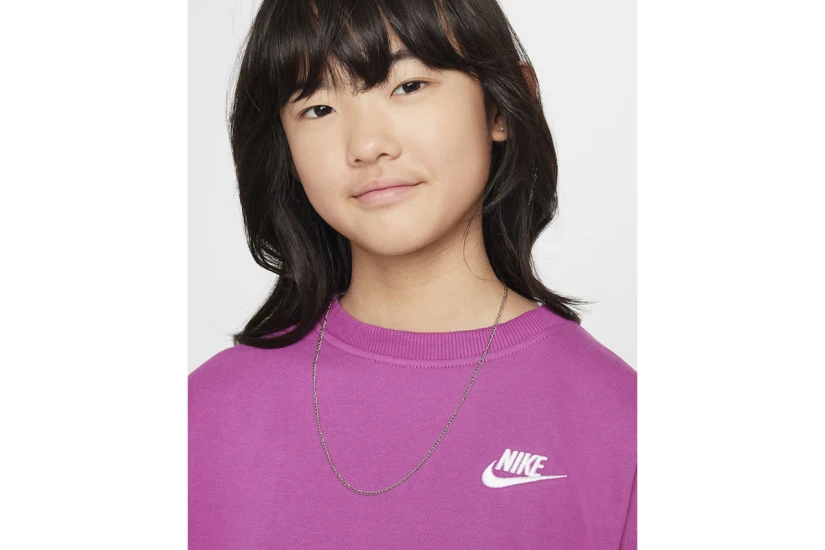Nike Sportswear Club Fleece Boxy Παιδικό Μακρυμάνικο Φούτερ